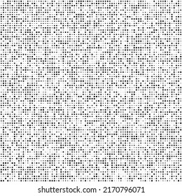 Black squares random pattern background. Abstract halftone. Vector illustration. 