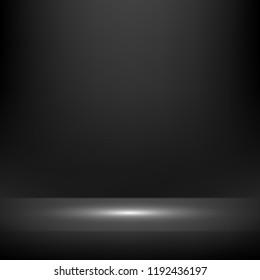 Black Stage Background Stock Vector (Royalty Free) 1192436197 ...