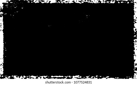 Black stain on white background