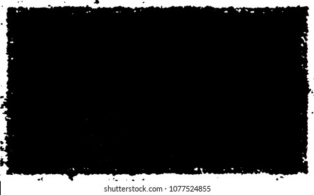 Black stain on white background