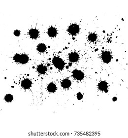 Black Stain.blotted background
