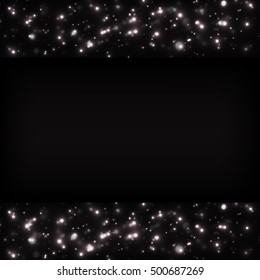 black star abstract background