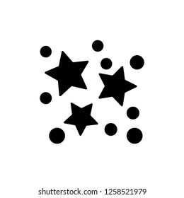 Black Star Effect Icon Vector Symbol Stock Vector (Royalty Free ...