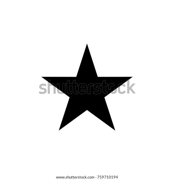 黒い星のアイコンロゴ のベクター画像素材 ロイヤリティフリー
