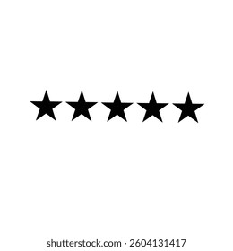 black star icon. standard icon 