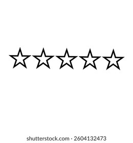 black star icon. standard icon 