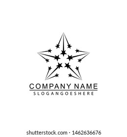 Black star icon Template vector illustration design