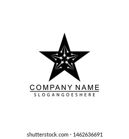 Black star icon Template vector illustration design
