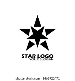 Black star icon Template vector illustration design