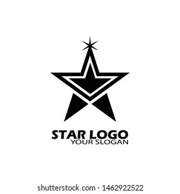 Black star icon Template vector illustration design
