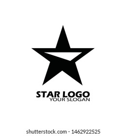 Black star icon Template vector illustration design