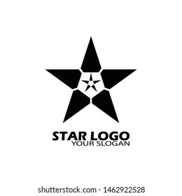 Black star icon Template vector illustration design