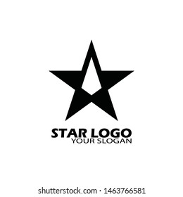 Black star icon Template vector illustration design