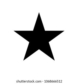 black star logo icon