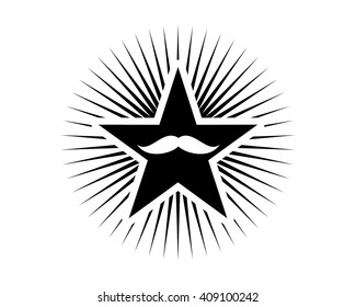 black star mustache