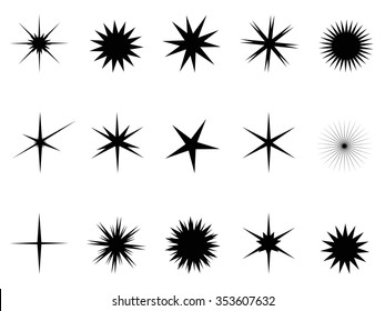 Black star rays set