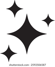 Black star, shape star, geometric star, figure, decoration, flash, decoration