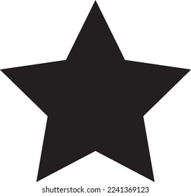 Estrella negra, espacio, formato vectorial.