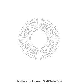 Black Star, Twinkling stars, Sparkles, Shining burst, Sun, Moon phase. Vector star  on white background	
