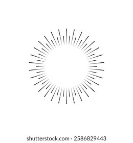 Black Star, Twinkling stars, Sparkles, Shining burst, Sun, Moon phase. Vector star on white background