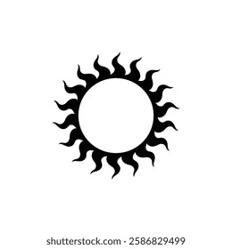 Black Star, Twinkling stars, Sparkles, Shining burst, Sun, Moon phase. Vector star on white background