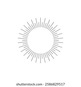 Black Star, Twinkling stars, Sparkles, Shining burst, Sun, Moon phase. Vector star on white background