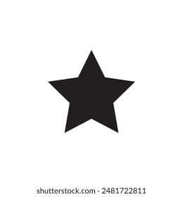 Schwarzer Stern - Vektorgrafik-Symbol