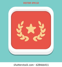 Black star - vector icon