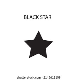 Estrella negra con fondo blanco:Ilustración vectorial
