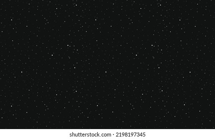 Black starry sky seamless background