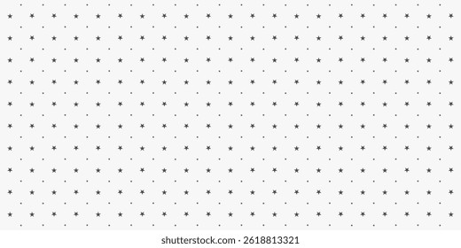 Black stars confetti background vector illustration. Stylish scattered starry elements pattern isolated on transparent.