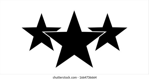 Icono vectorial completo de estrellas negras. Icono completo de la colección de glifos de hoja, aislados en fondo blanco. La ilustración vectorial se puede utilizar para el diseño gráfico web y móvil, logotipo.
