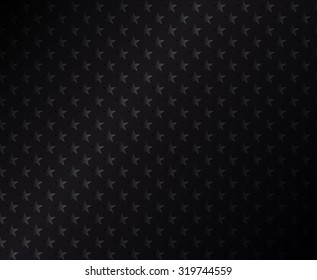 Black stars on black background