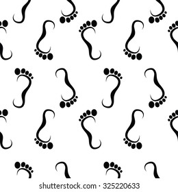 black steps icon isolated on white background. vector illustration