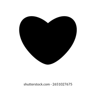 Emblema da etiqueta do logotipo do adesivo preto. Forma do rótulo para design de crachá, oferta de venda, marca de produto original, elemento de marca. Silhueta do Coração Negro. Ilustração de vetor.