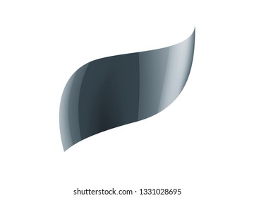 black sticker on white background. Vector illustration