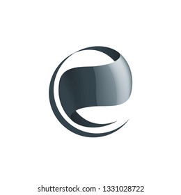 black sticker on white background. Vector illustration