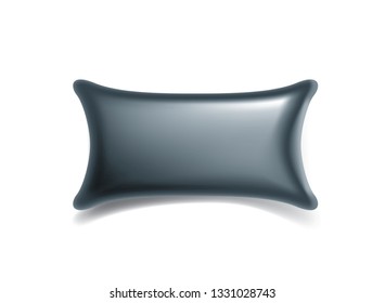 black sticker on white background. Vector illustration