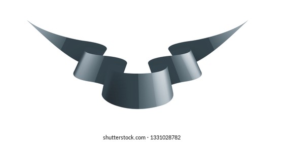 black sticker on white background. Vector illustration