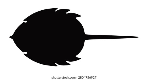 Black stingray silhouettes on white background. Stingray marine animal silhouette icon for ocean life design projects. Black silhouette of a stingray on white background icon.