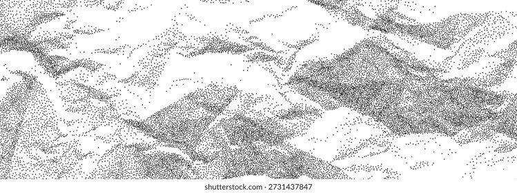 textura de papel arrugado punteado negro áspero punteado arrugado