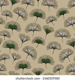 black stock flowers pattern on background