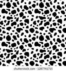 Black stones on a white background. Endless pattern