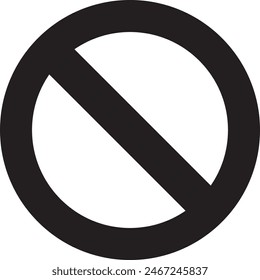 black stop sign, stop symbol vector illustration.