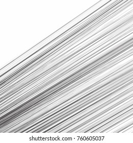 black straight diagonal thin lines watercolor pattern on white background, vector illustration