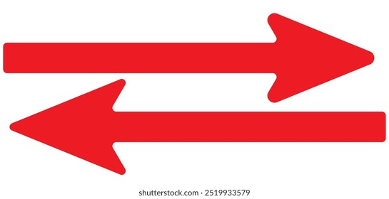 Black straight line arrow stripe series. Horizontal line arrow. vector illustration. 