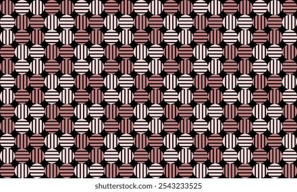 Black strip in pink Dot circles, abstract background, abstract background with dot pattern on black background. checkerboard dot pattern for backdrop and wallpaper, polka dot
