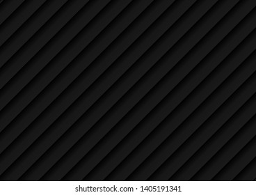 black stripe line background.Dark abstract background.Vector illustration.
