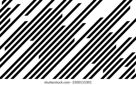 Black Stripe Lines Geometric Background