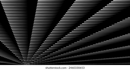 Black stripe sharp line sunrise abstract background